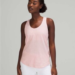 Lululemon Love Tank Top in Heathered Pink Puff